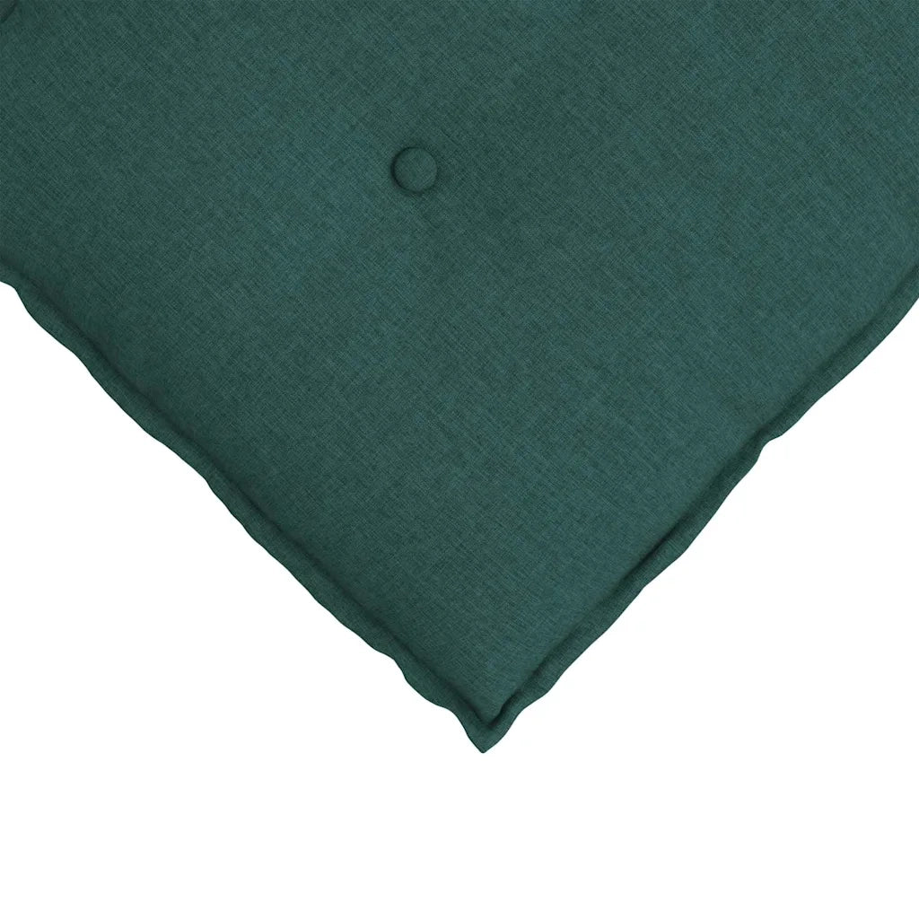 Cuscino per Schiena | Cuscino dorsale Verde Scuro 200 x 19 x 50 cm Tessuto