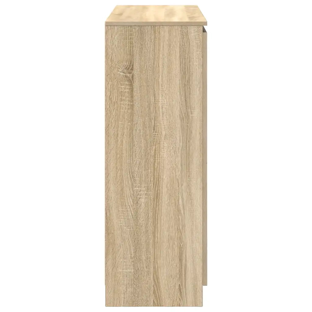 Credenza | Madia | Buffet da pranzo | Armadio da pranzo con Cassetti Rovere Sonoma 100,5x35x98,5 cm Truciolato