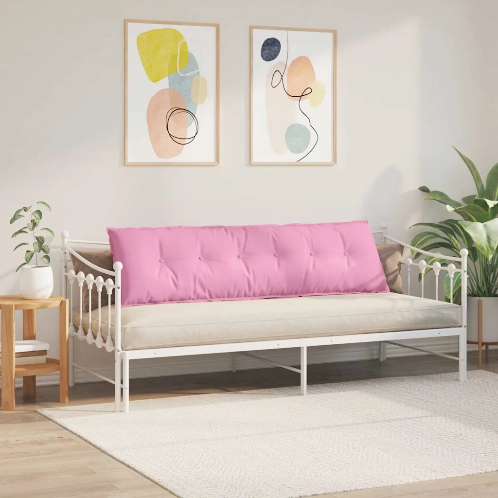 Cuscino per Schiena Rosa 180 x 19 x 50 cm Tessuto 42014931