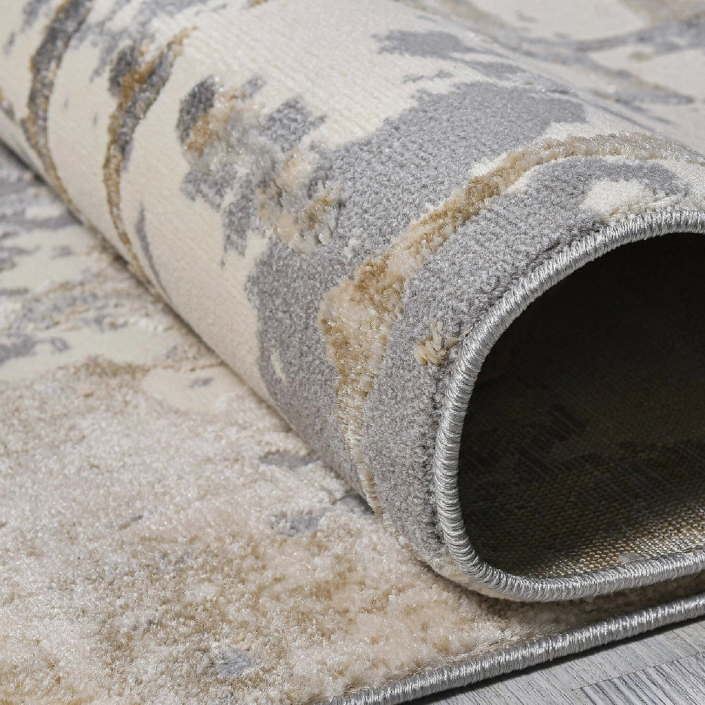 Delaware, Tappeto Materiale Struttura in Plastica, 200x120 cm Grigio