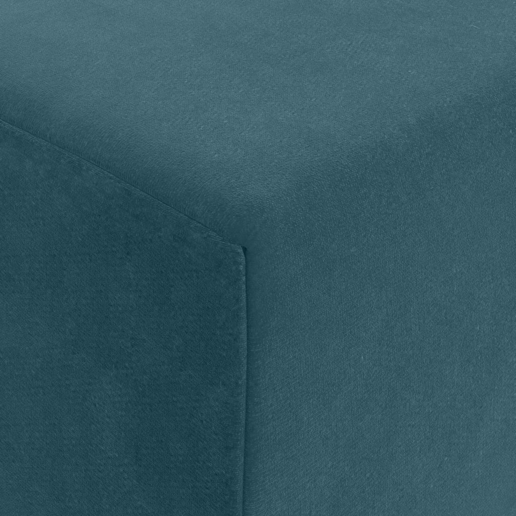 Divano Letto Pieghevole Blu 200 x 70 x 15 cm Velluto