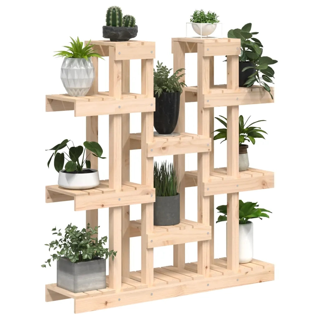 Supporto per Piante 104,5x25x109,5 cm in Legno Massello di Pino cod mxl 64259
