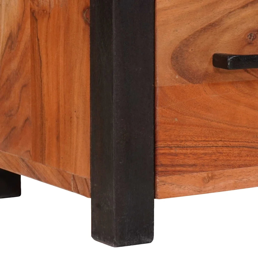 vidaXL Credenza con cassetto 3 pcs Marrone 110 x 30 x 75 cm