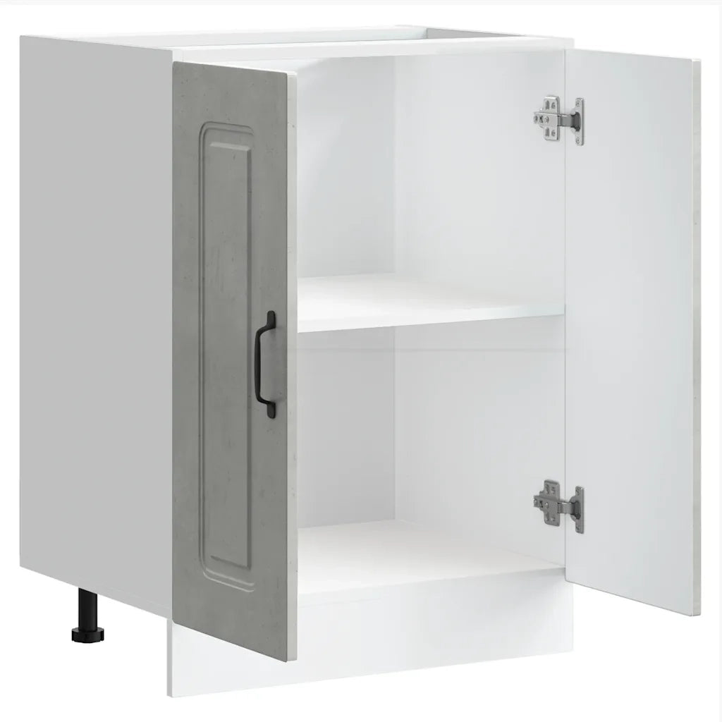Pensile da cucina | Mobile base lavello Kalmar Grigio Cemento 60x46x81,5 cm