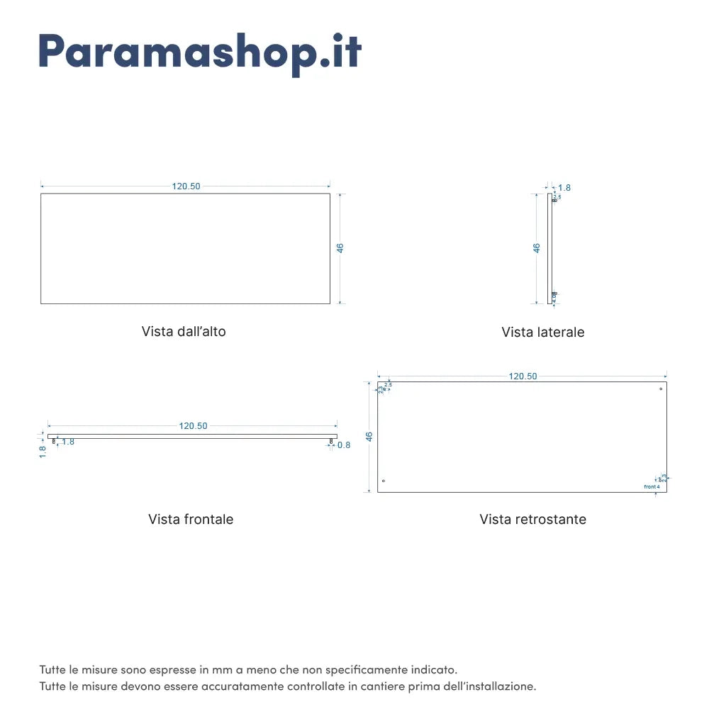 Mobile bagno sospeso 120 cm un cassetto grigio opaco con top | Ardenne