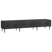 Mobile TV Nero 147 x 34,5 x 30 cm Legno ingegnerizzato 894936