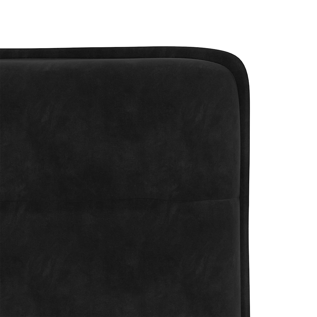Sedie da Pranzo 6 pz Nere in Velluto 3315585