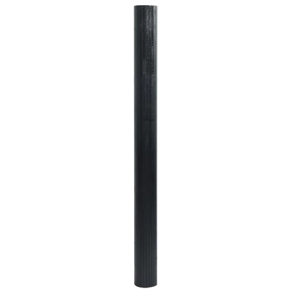 Tappeto Rettangolare Nero 100x200 cm in BambÃ¹
