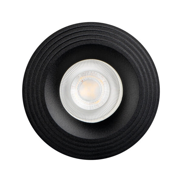 Anello faretto incasso tondo nero GU10/GX5.3 10W Kanlux