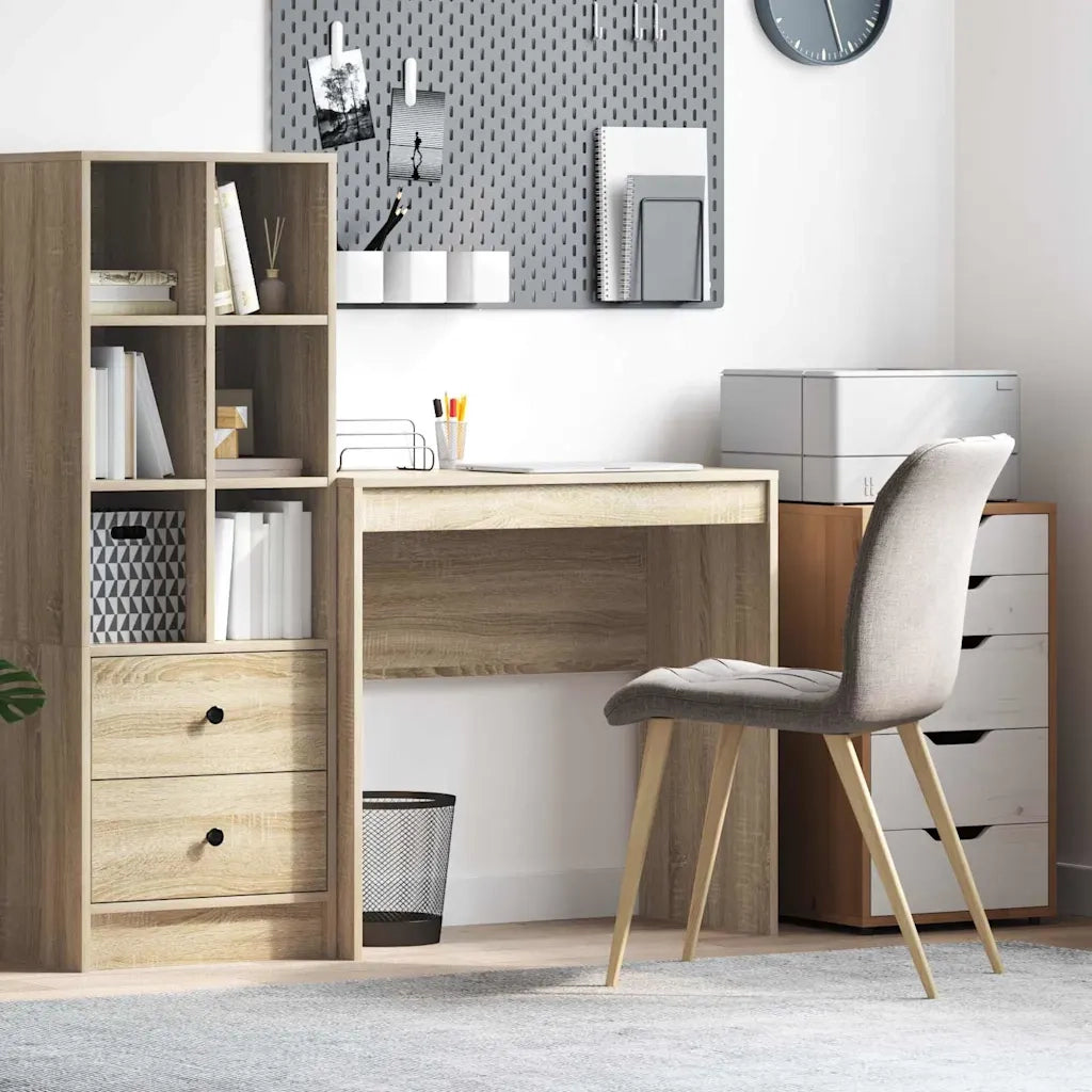 vidaXL Scrivania rovere sonoma 80 x 40 x 76 cm Legno multistrato