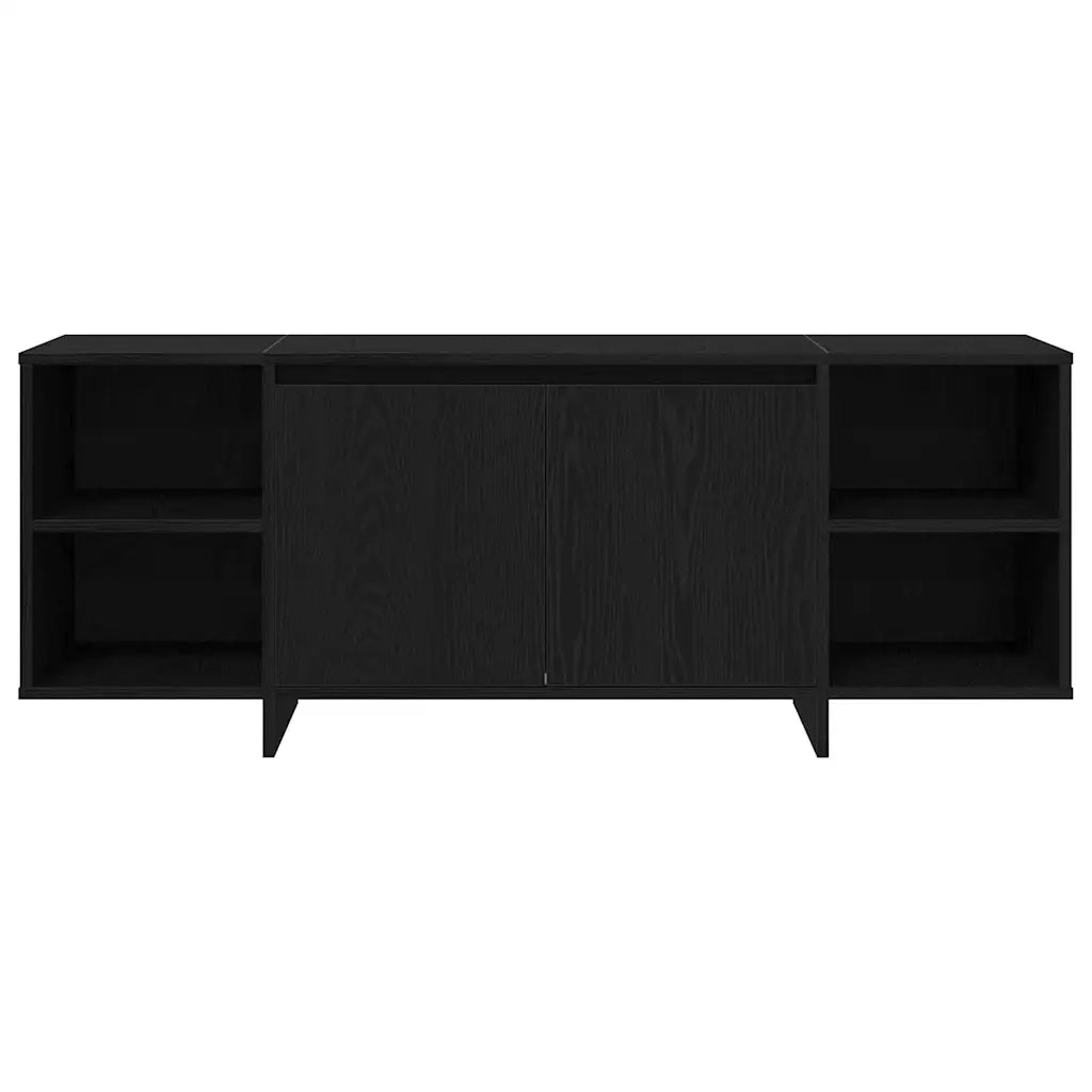 Mobile TV-Credenza per TV-Console TV Rovere Nero 120 x 30 x 40,5 cm Legno multistrato 517032