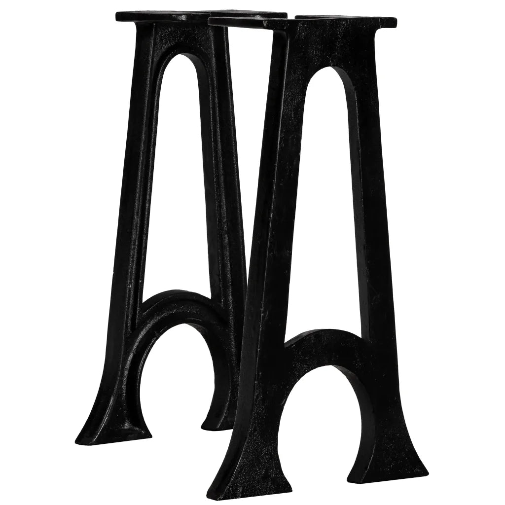 Gambe per Panca 2 pz con Base ad Arco a Forma di A in Ghisa cod mxl 63347