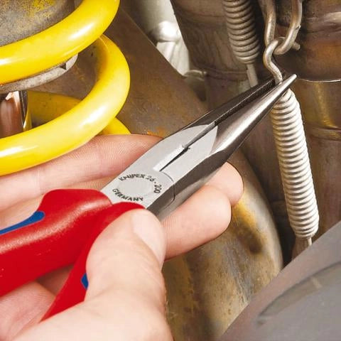 PINZA PER MECCANICA – CON BECCHI MEZZOTONDI CON TRONCHESE (PINZA A BECCHI DI CICOGNA) - KNIPEX 2612200