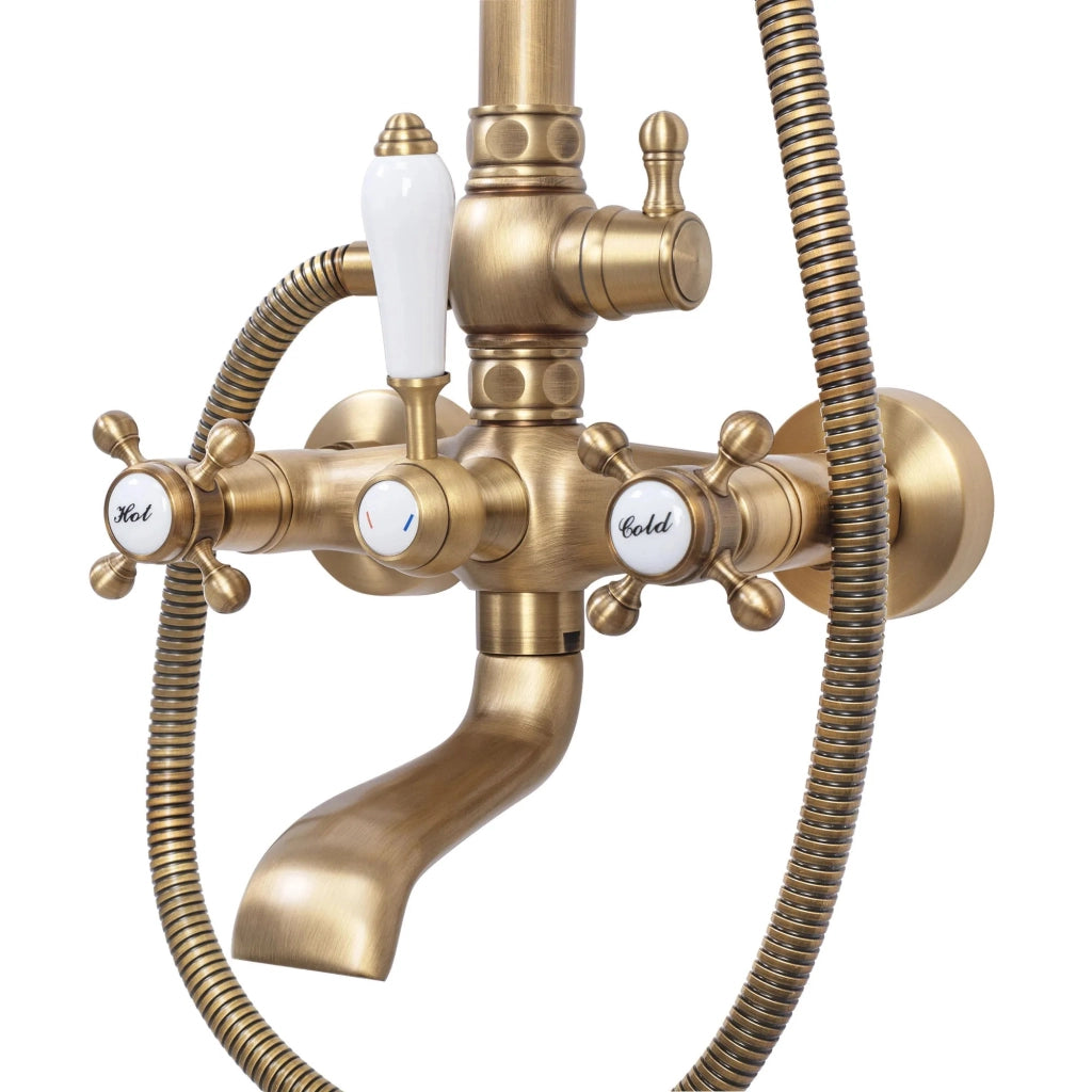 Set Doccia Rea Bergamo Antique Bronze