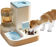 Dispensatore automatico per alimenti e acqua per animali domestici 2 in 1