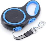 Cinturone per cani retrattile da 8 m, lunghezza 8 m, cinturone per cani di alta gamma, corda retrattile per addestramento cani fino a 50 kg, adatto per cani piccoli, medi e grandi (blu)