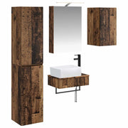 Set di mobili per il bagno 5 pcs Legno antico 3407269
