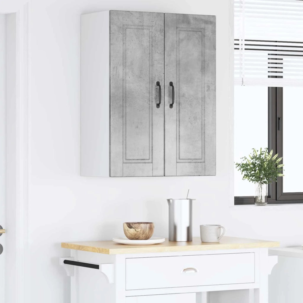 Armadietto a muro PORTO 2 pcs Grigio cemento 30 x 31 x 80 cm