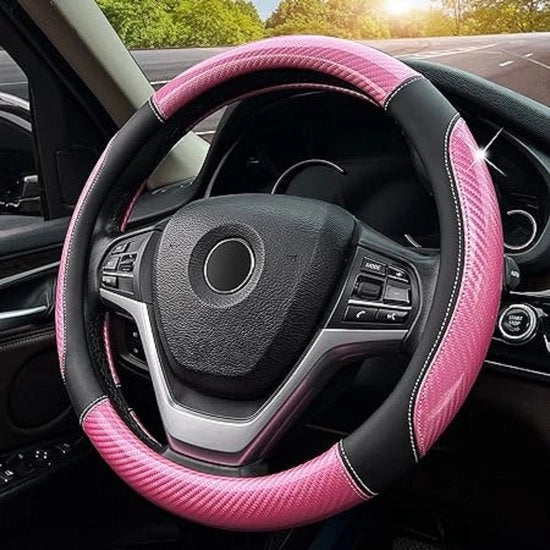 Protettore di volante, copertura di volante universale / copertura di volante / copertura di volante per auto, moda anti-slip 37-38cm