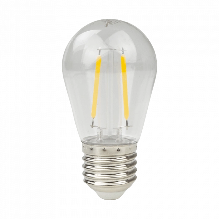 Lampadina LED filament S14 E27 2W 2700K 120lm Ecolight