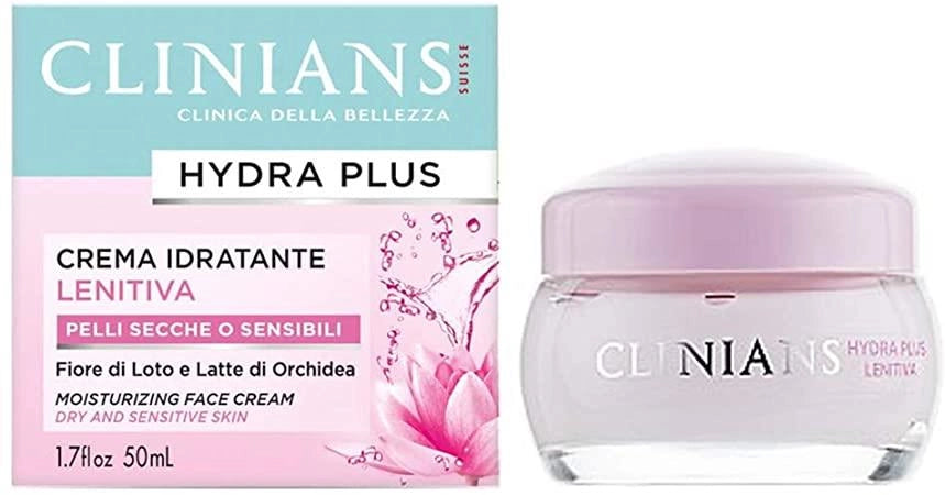 CLINIANS HIDRA PLUS CREMA VISO PELLI SECCHE O SENSIBILI LENITIVA 50ML