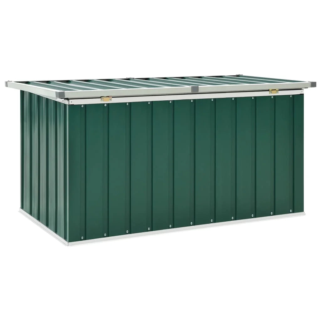 Cassapanca da giardino 129 x 67 x 65 cm verde 02_0013126