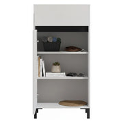 Pollenza, Mobile da Ingresso un Cassetto, 54.5x40x109.5h cm Bianco Crema