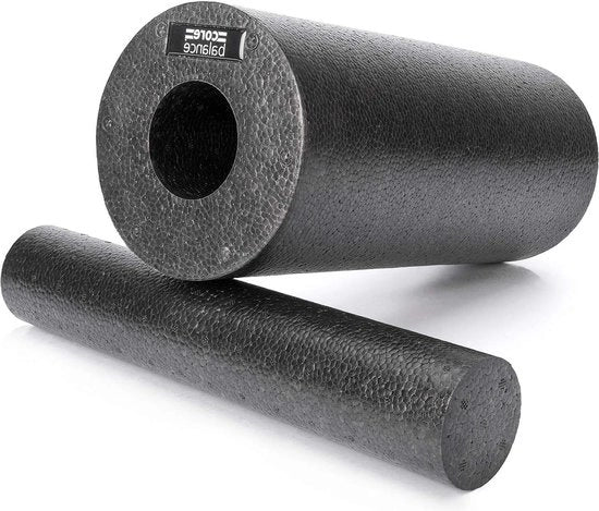 Rollatore di schiuma ad alta densità - 2 in 1 - Massaggiatore muscolare - Fitness - Yoga