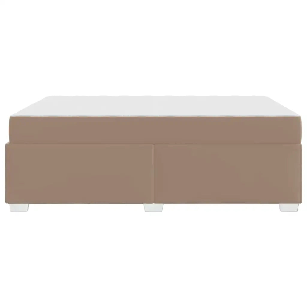 vidaXL Struttura del letto Cappuccino 140 x 200 cm Pelle sintetica