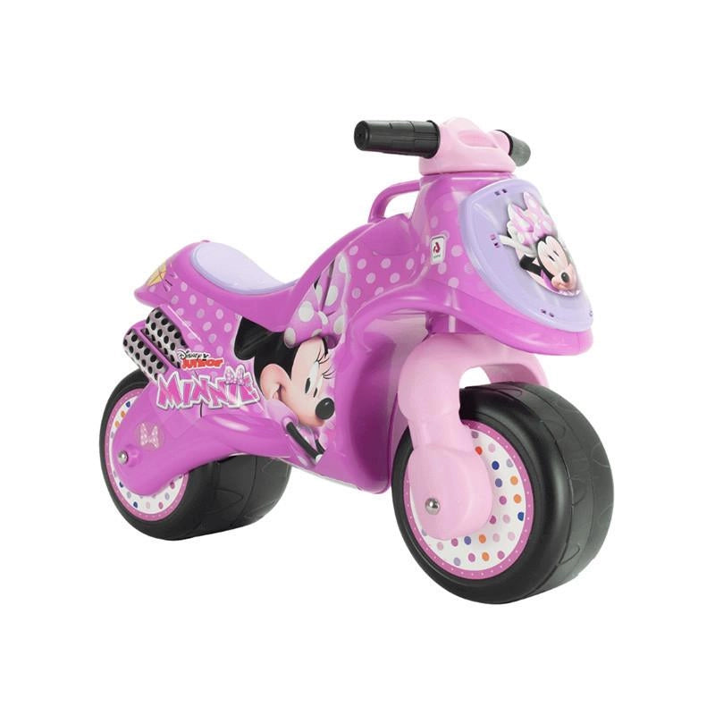 Moto Per Bambini Di Minnie Cavalcabile- Giocattolo Resistente all`Acqua, Licenza Disney (69x28x49cm)