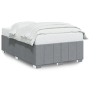 Letto matrimoniale | Letto per adulti | Giroletto senza Materasso Grigio Chiaro 120x200 cm Tessuto