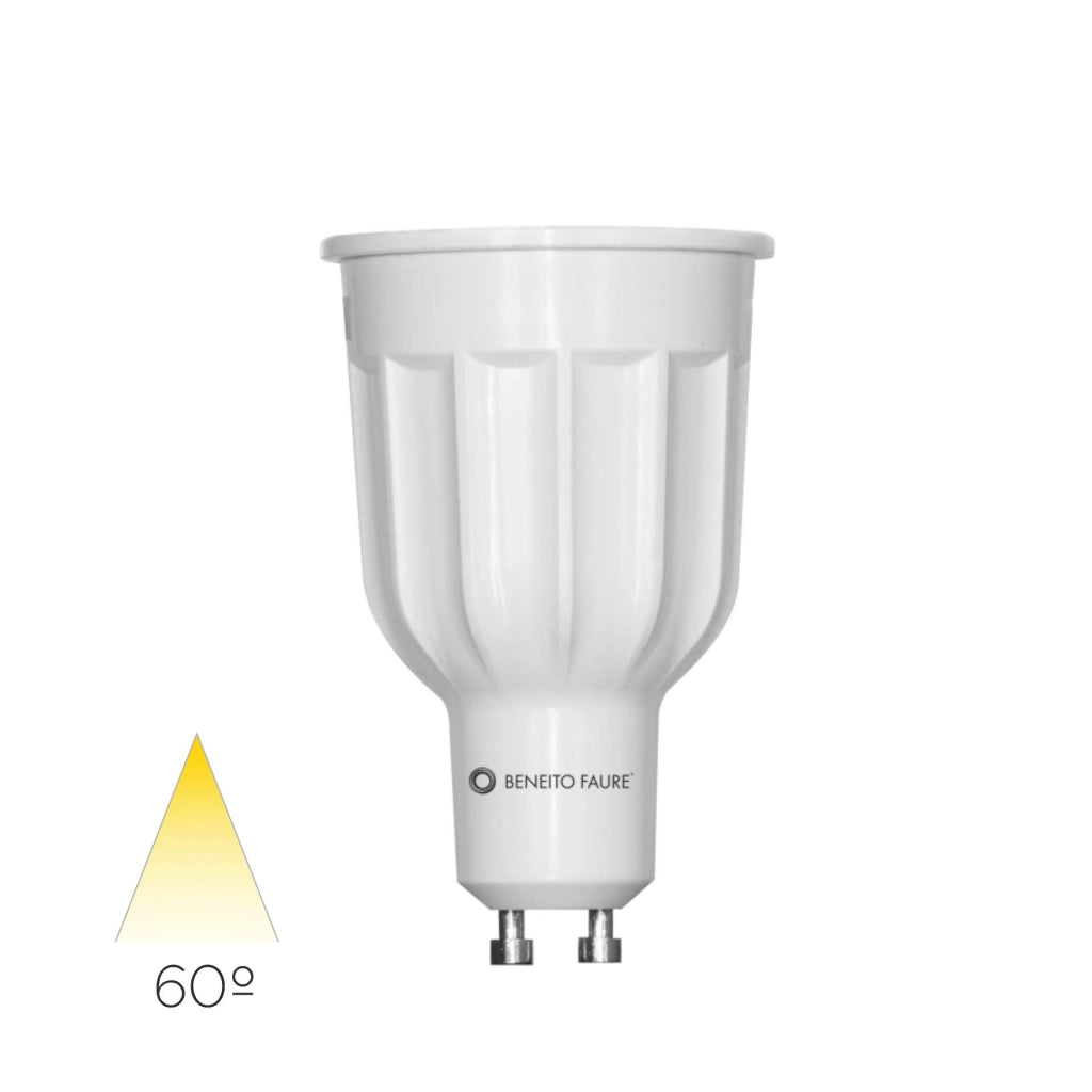 Lampadina LED GU10 Retrofit 12W 3000K Fascio 60º IP40 - Soluzione di illuminazione dicroica professionale per interni ad alta efficienza