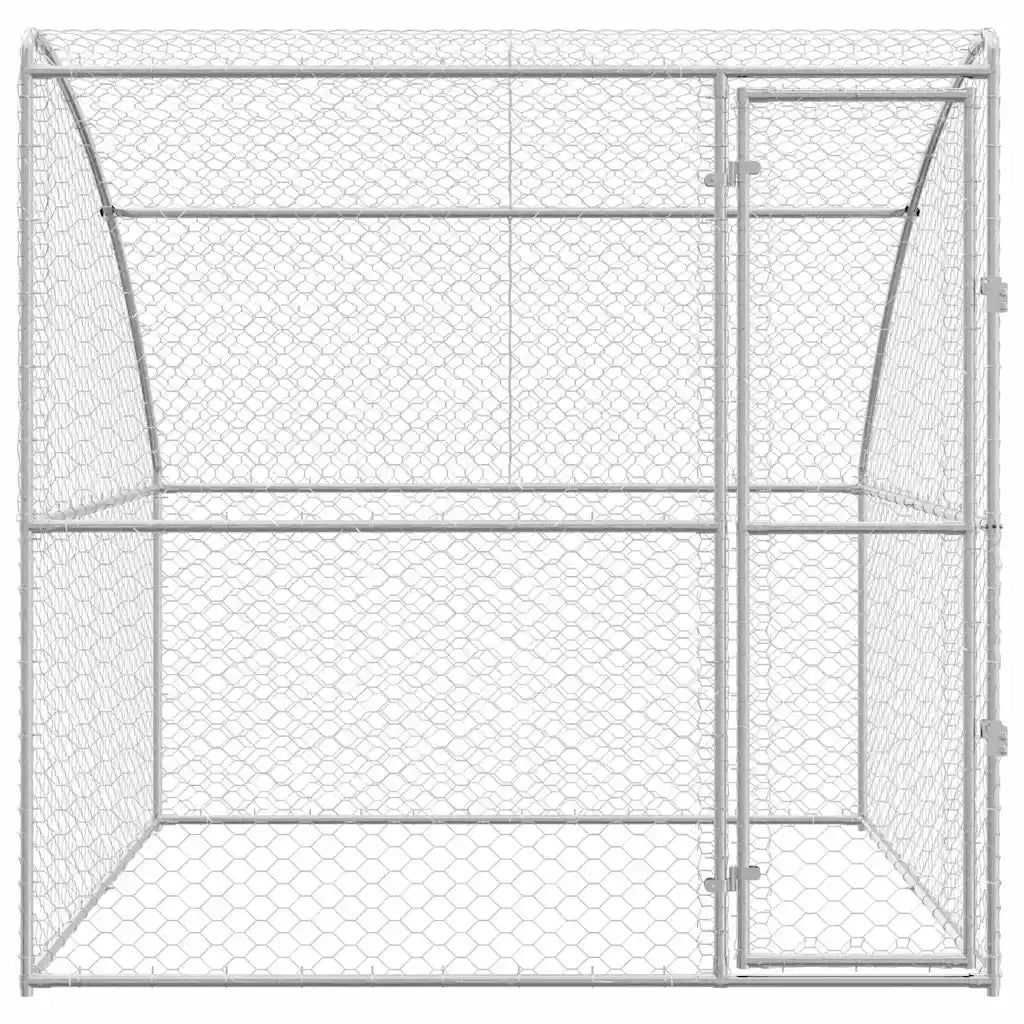 Cuccia per cani Argento 2 x 2 x 2 m Acciaio zincato CFW4309032