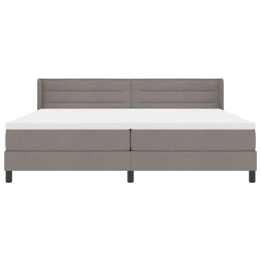 Letto a molle con testiera Talpa 200 x 200 cm Tessuto 3341066