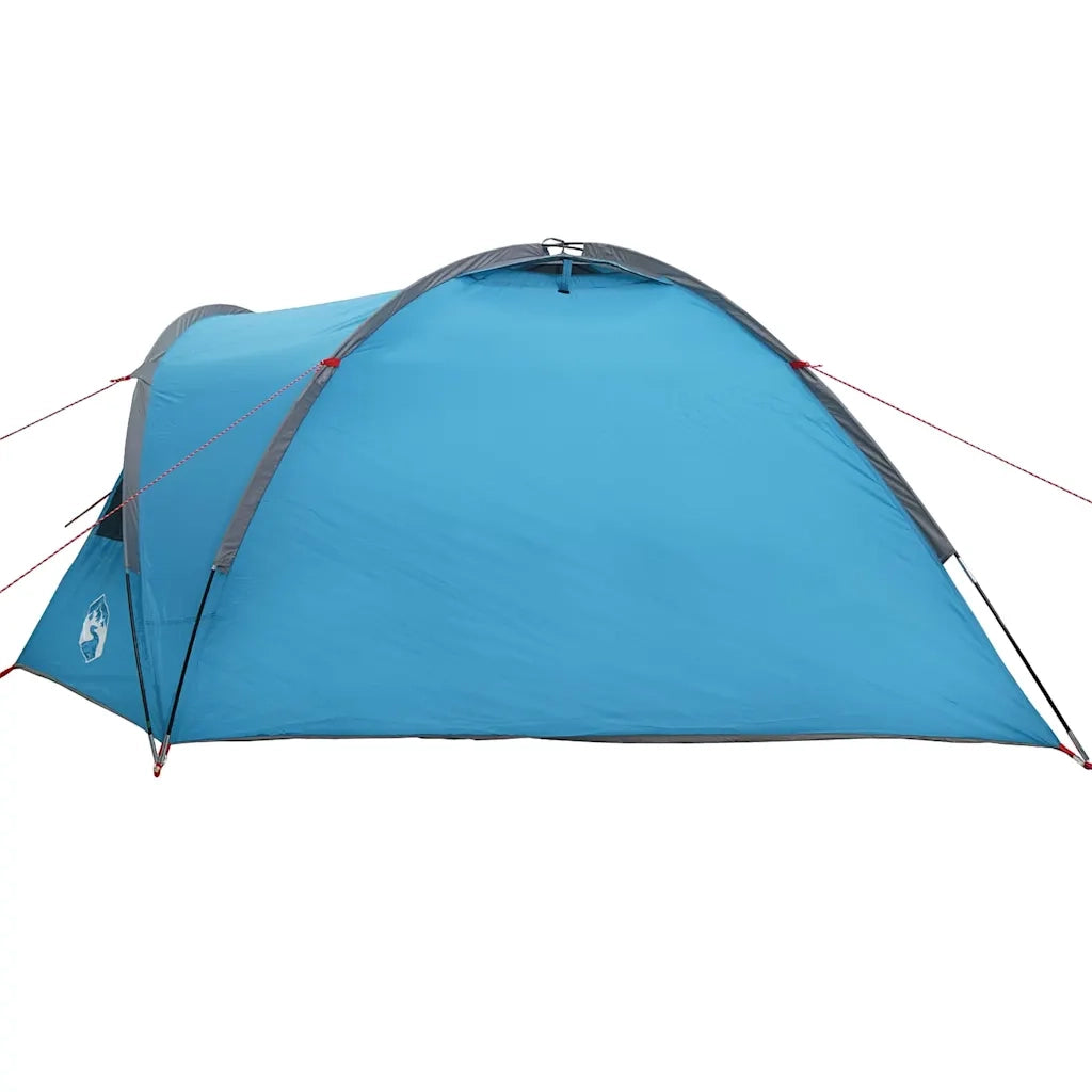 vidaXL Tenda da campeggio con tetto Blu 308 x 268 x 130 cm Poliestere