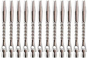 Dart Schachten in Alluminio - Peso Leggero - Sostenibile - Disegno a Diamante - 2BA Viti a Dado - Installazione Facile - Punte per Darts