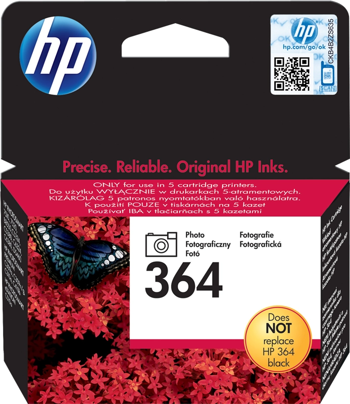 HP Cartuccia originale inchiostro per fotografie 364