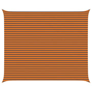 Vela Parasole | Telo Ombra | Vela da ombra solare Arancione e Marrone 6 x 5 m