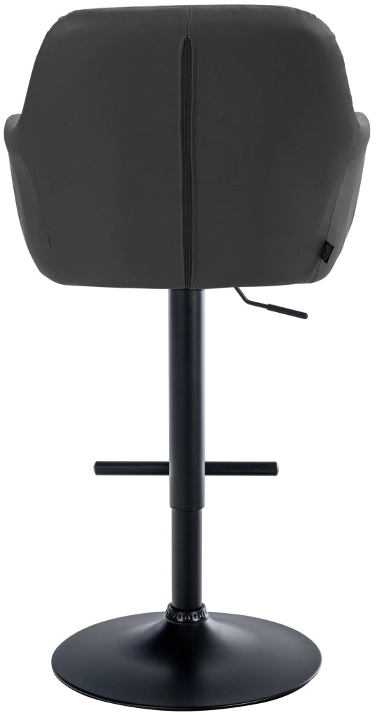 Barhocker Natoma Kunstleder schwarz