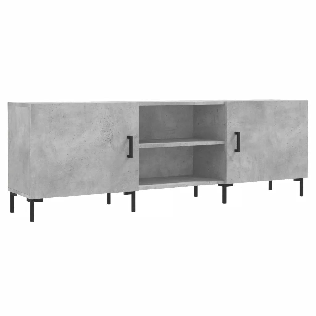 Mobile Porta TV-Mobile per TV-Credenza TV Grigio Cemento 150x30x50cm in Legno Multistrato 974188