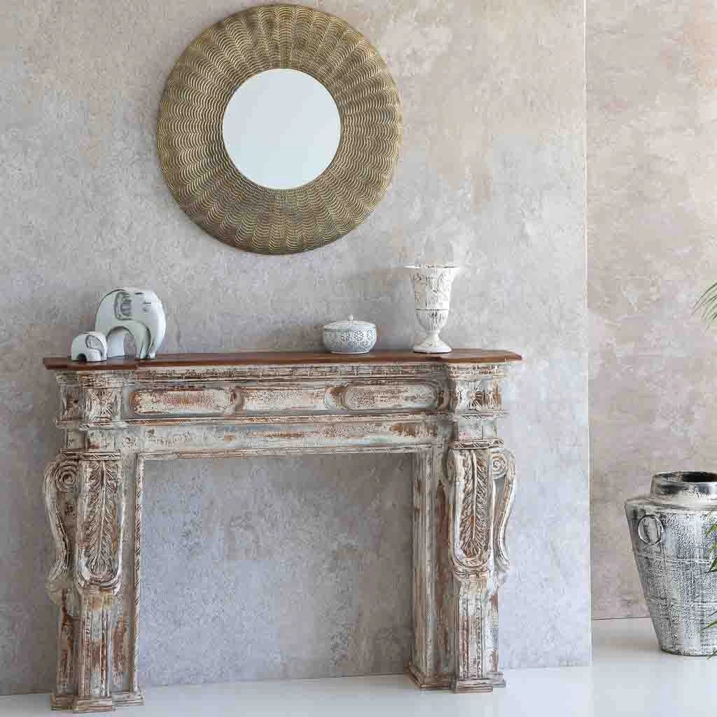 Vaso in magnesio bianco 18x18x27h