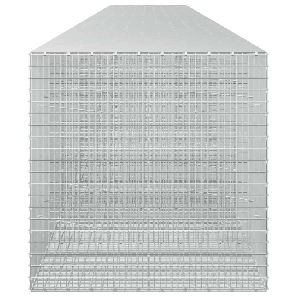 Gabione con filo da 3,5 mm e rete da 5x2,5 cm 1150x100x100 cm 3461969
