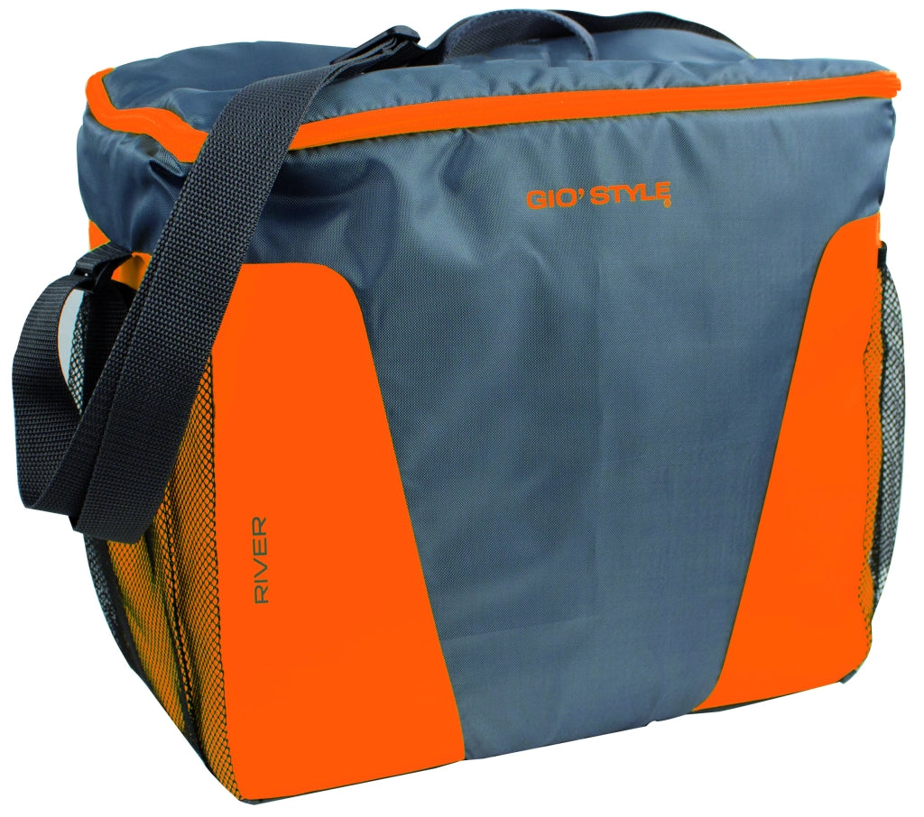 Giò Style BORSA TERMICA RIVER MESSENGER lt. 21 - cm. 35x19x33 h Col. Grigio/Arancio
