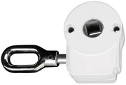 Manuale Markisenaandrijving a Vite - Aluminium - Per Tende Esterne - Per Ombrelloni - 82 x 61 mm - Robusto e Duraturo - Trasmissione a Vite di Lucente