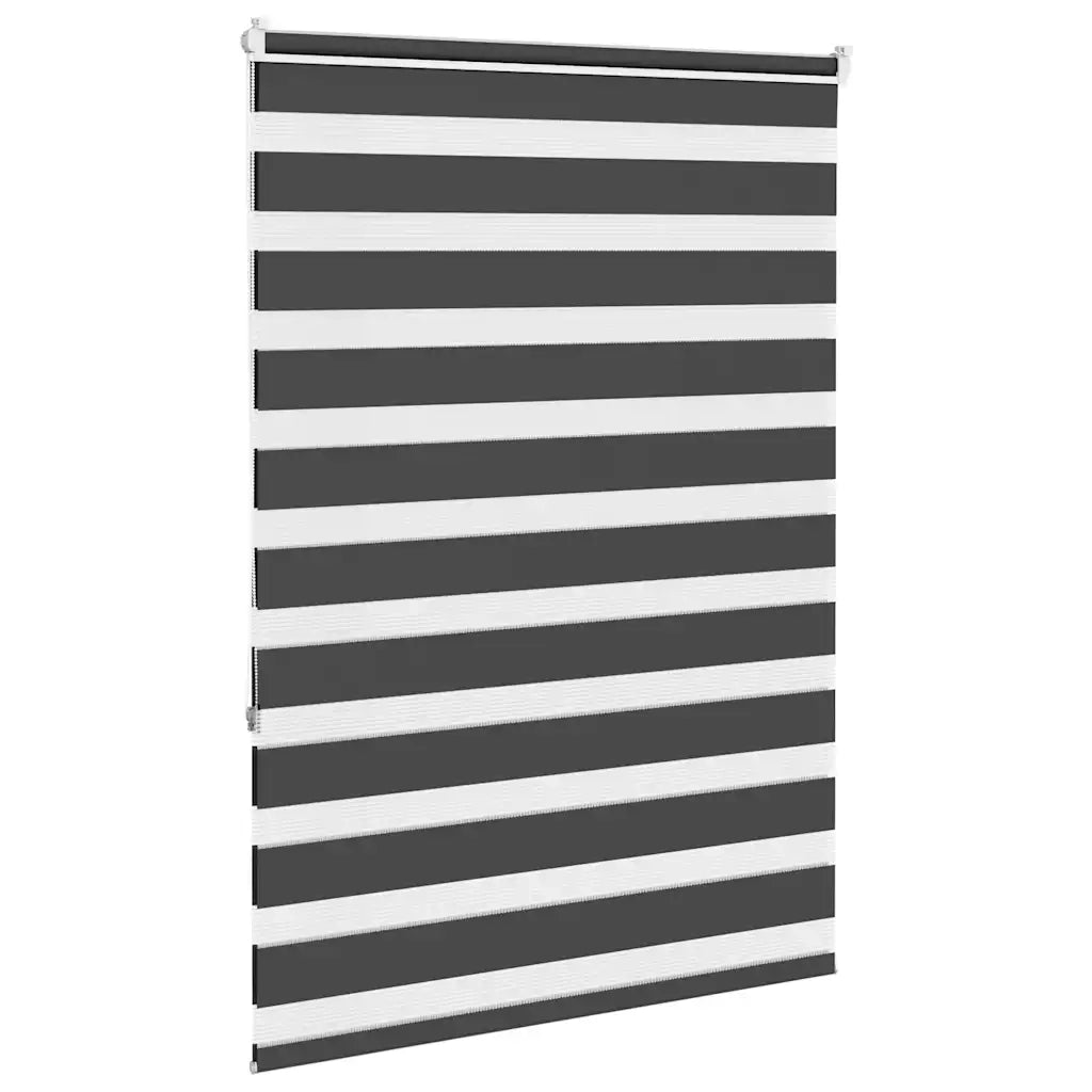 Tenda a Rullo Zebra Nero Larghezza Tessuto 100,9 cm Poliestere 4014236