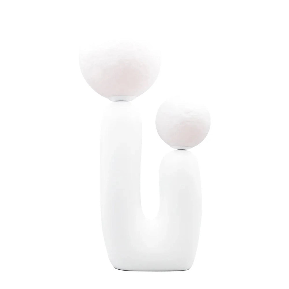 Trade Shop - Lampada Led Da Tavolo Lume Alien Attacco 2xg9 Max 60w Ip20 Varie Colorazioni D14 - Bianco