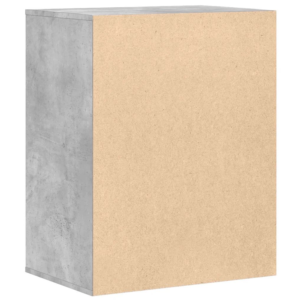 vidaXL Cassettiera Angolo Grigio Cemento 60x41x76cm Legno Multistrato