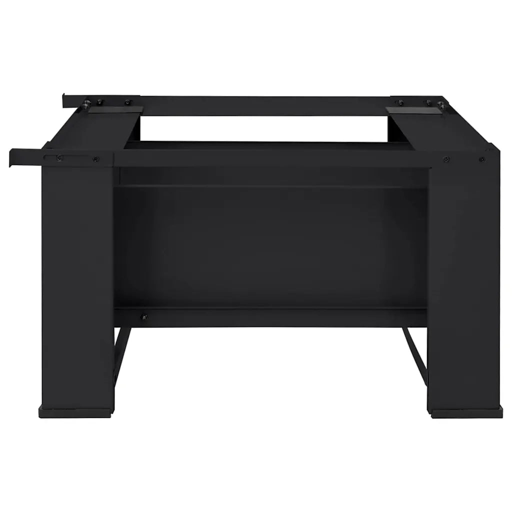 Pedestallo per Lavatrice Nero 64 x 55 x 32,5 cm Acciaio 42022035