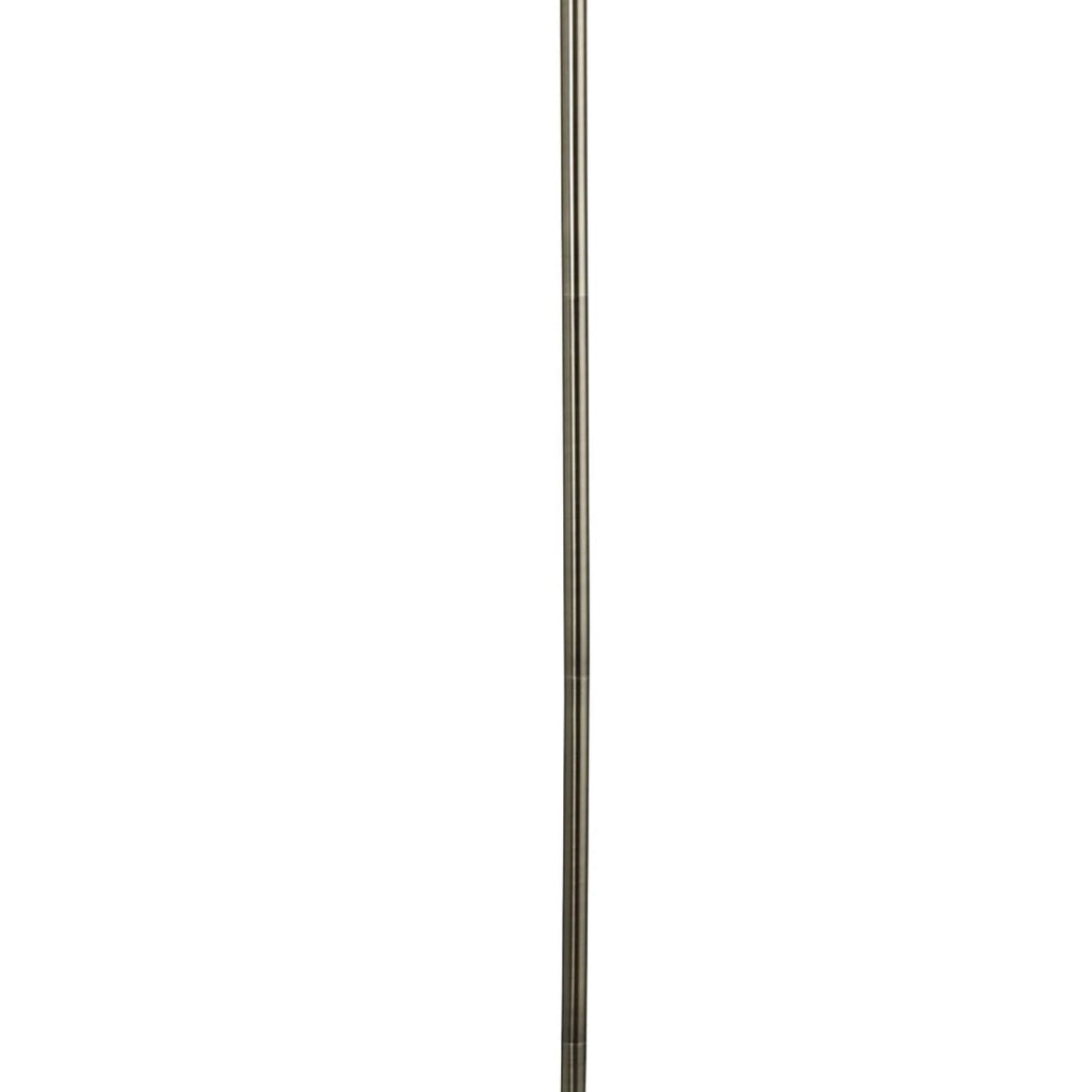 Piantana Contemporaneo Linea Acciaio Ottone Vetro 1 Luce E27