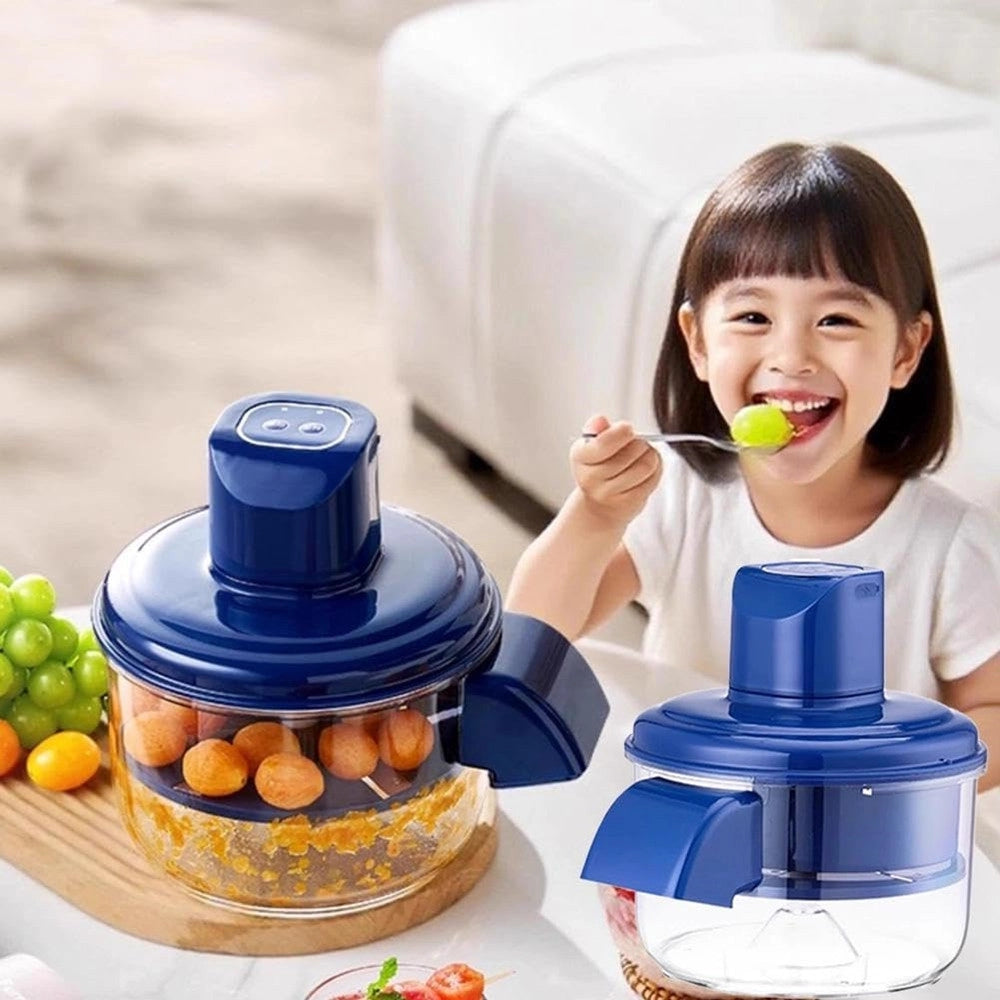 Trade Shop - Sbucciatrice Elettrica Automatica Ricaricabile Intelligente Per Frutta Verdure Uva Aglio -